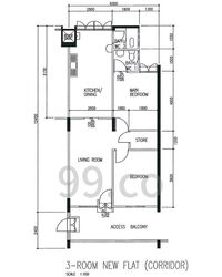 Blk 728 Clementi West Street 2 (Clementi), HDB 3 Rooms #618319411